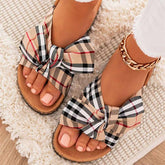 Comfy Classic Plaid Summer Sandals